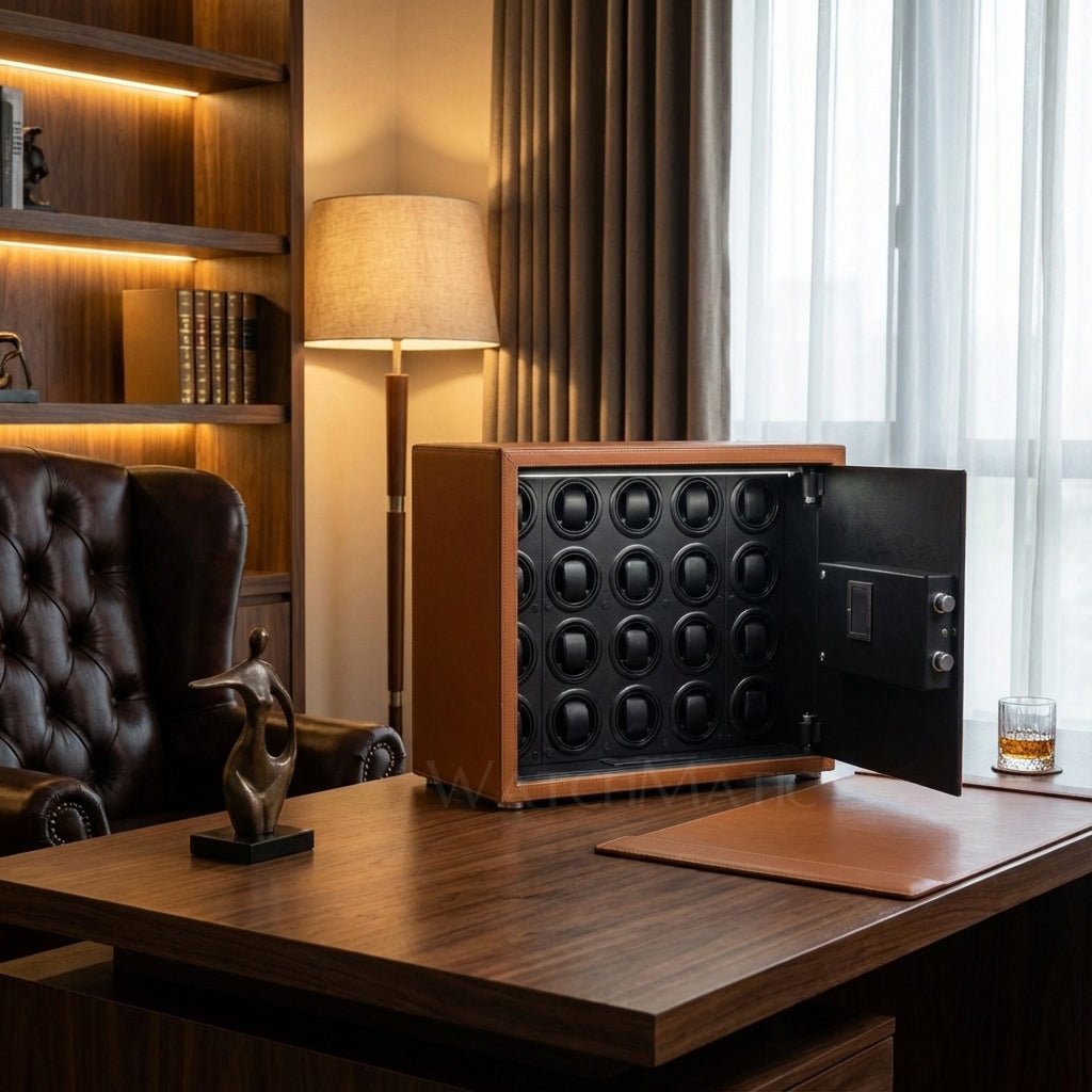 WatchMatic Iron Shield Series - Watch Winder Safe Box - WatchMatic