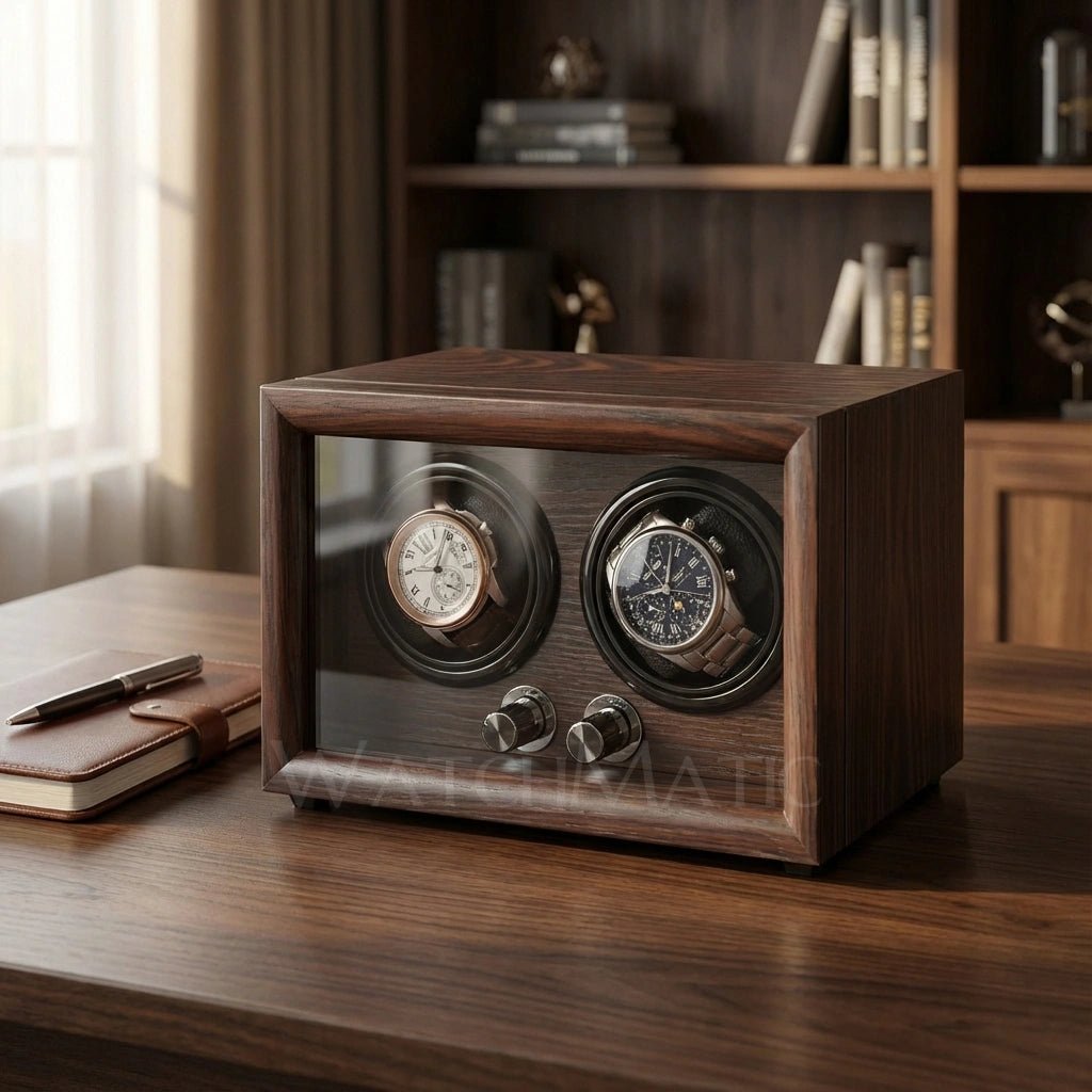 buy Verlor Double Watch Winder at WatchMatic with free shipping